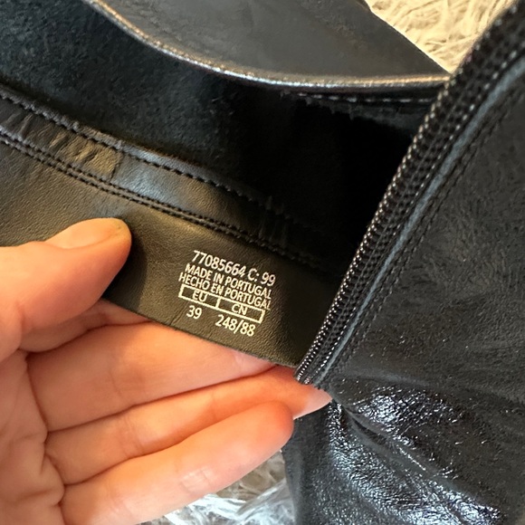 Mango Black Ankle Boots Booties EU 39 US 8 - Picture 6 of 6